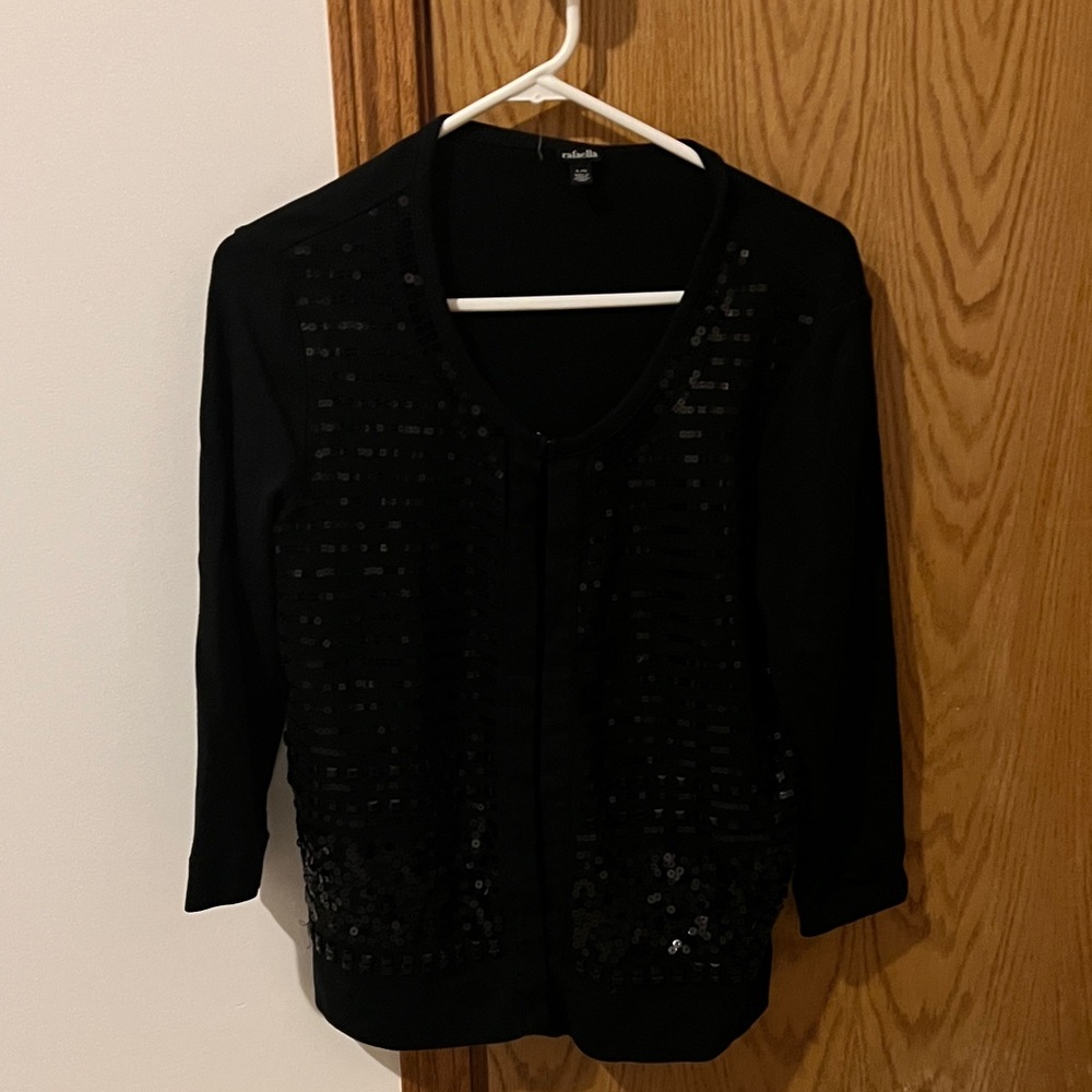 Rafael’s Black Sequin Cardigan